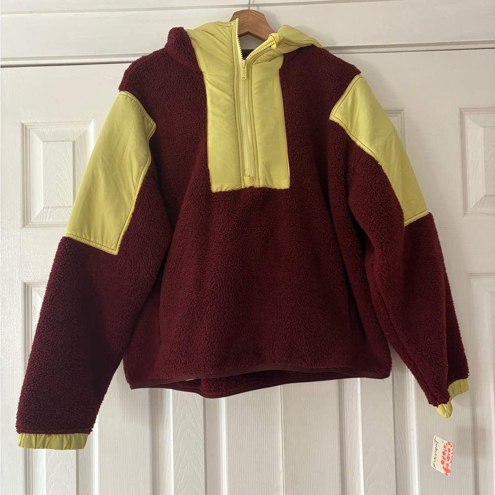 Free People Movement Size XS Lead The Pack Fleece Hoodie‎ NWT
